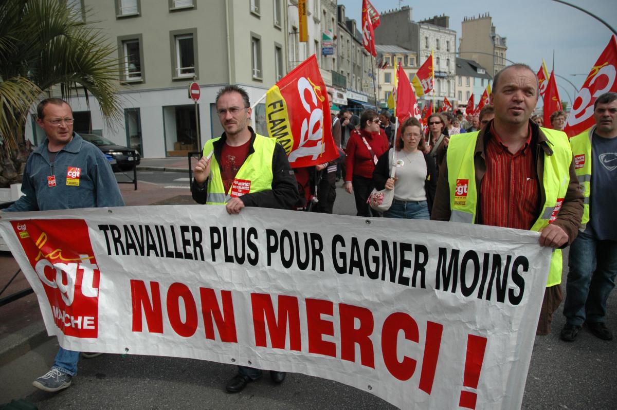 Travailler plus pour gagner moins non merci !