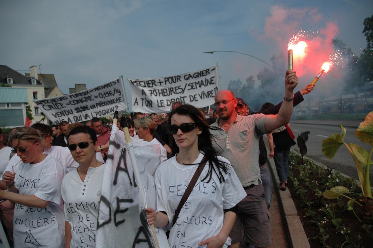 manifestation retraites;Pêcheurs en colère