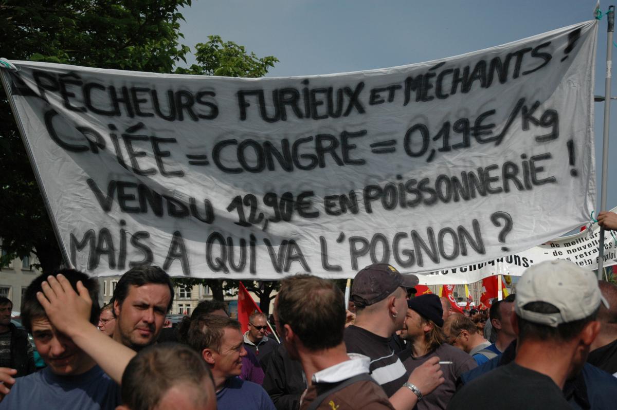 manifestation retraites;Pêcheurs en colère
