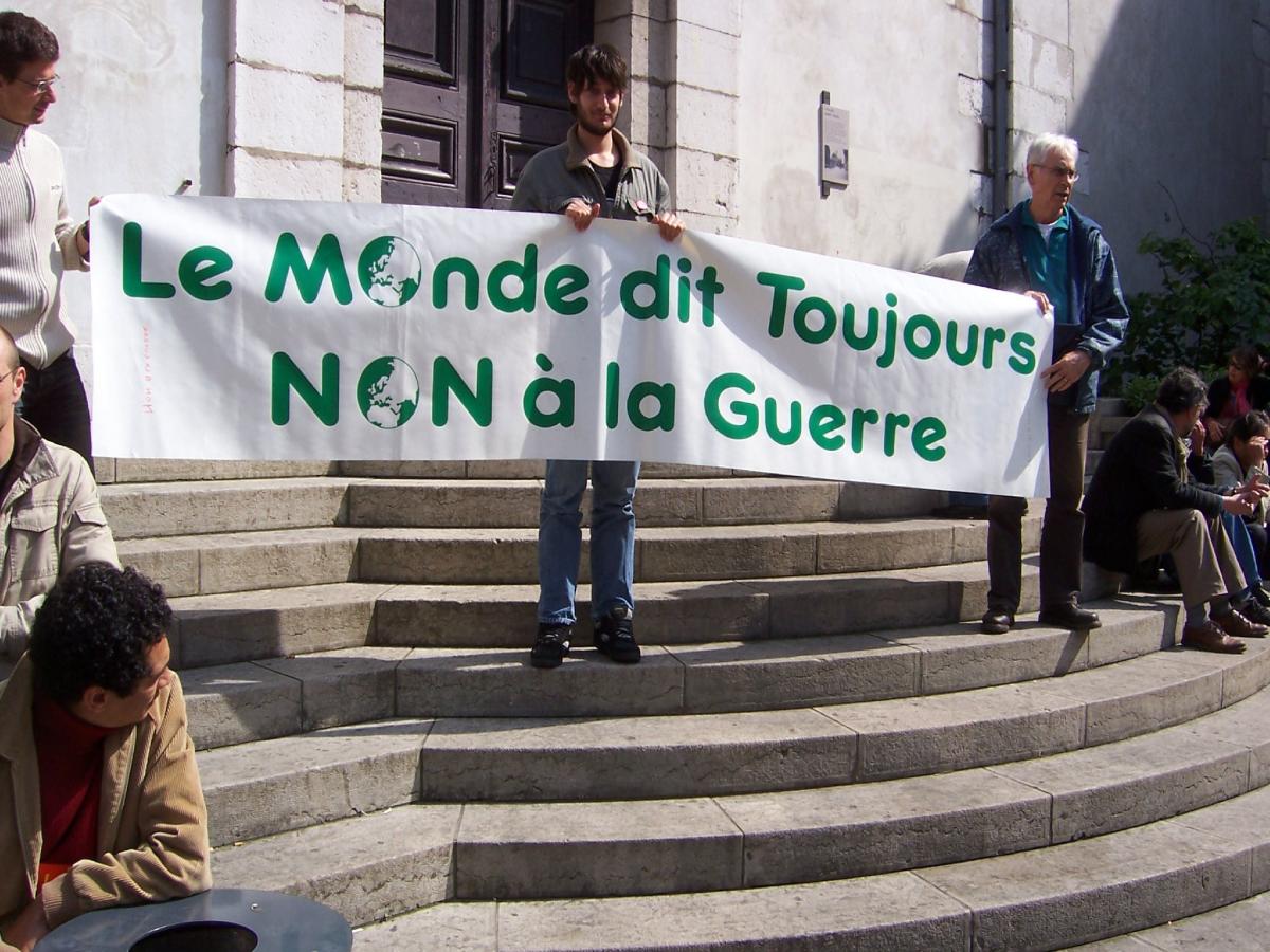 Le monde dit toujours non à la guerre