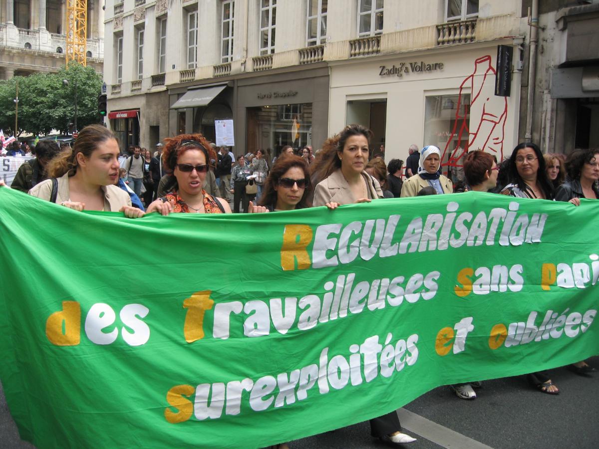 Régularisation des travailleuses sans papiers surexploitées et oubliées