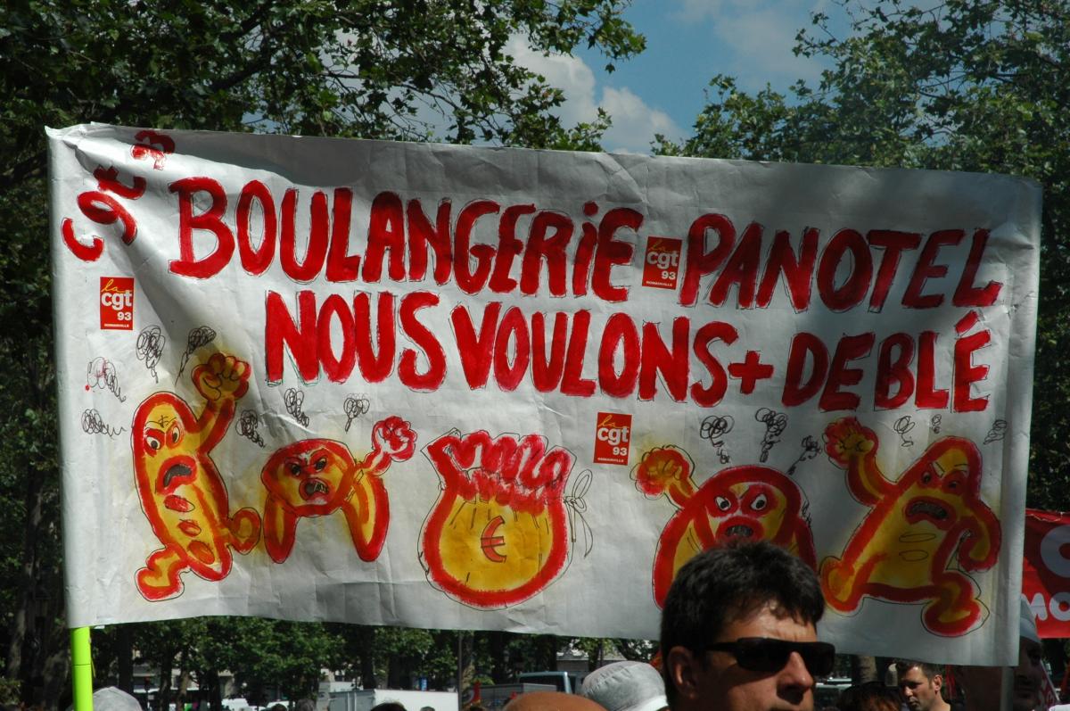 Boulangerie. Nous voulons du blé