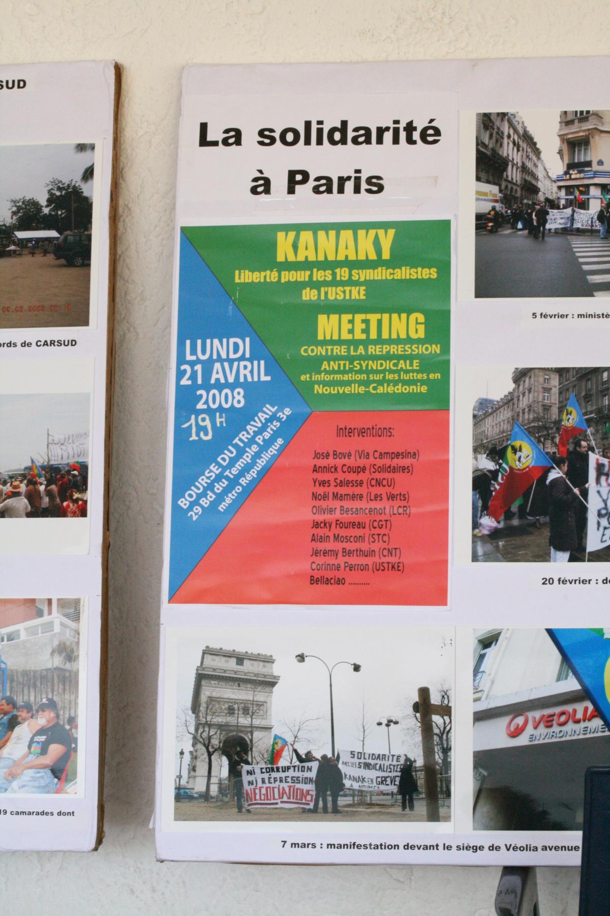 Affiche solidarité Kanaky