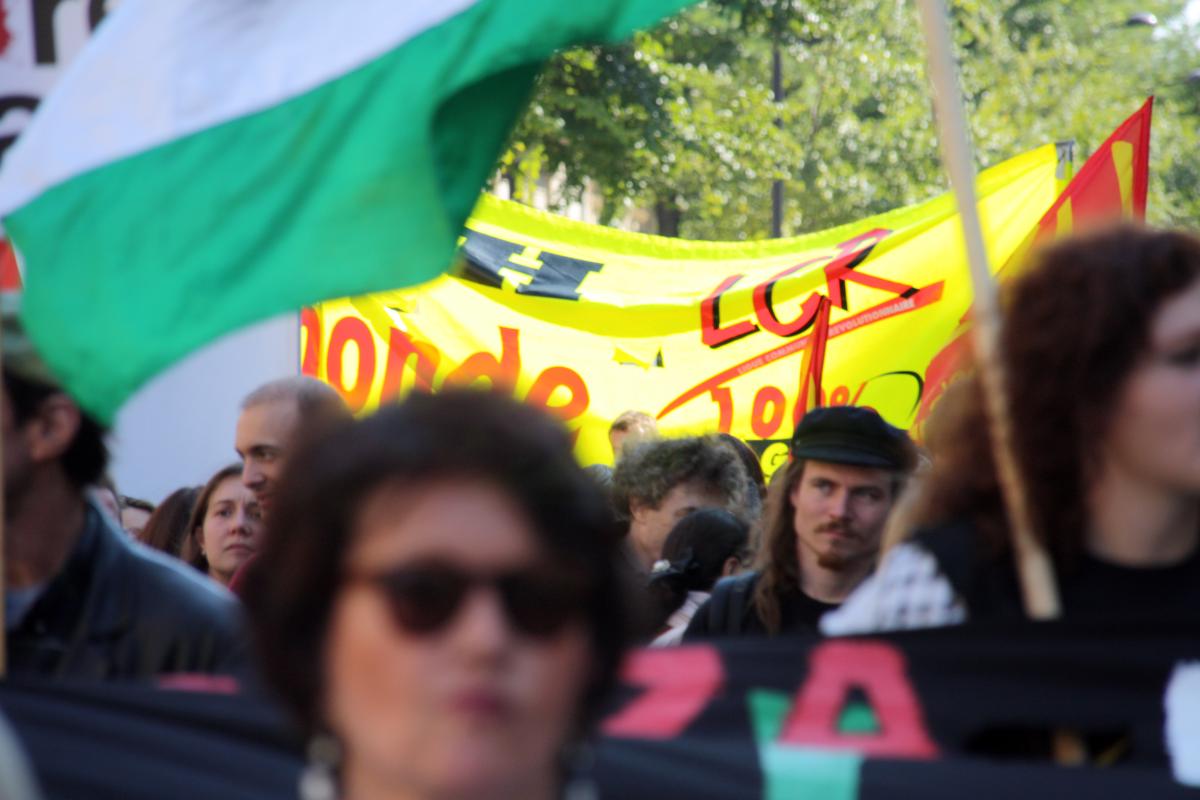 Manifestation contre la guerre en Afghanistan
