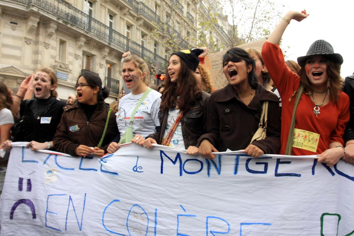 lycéens en lutte