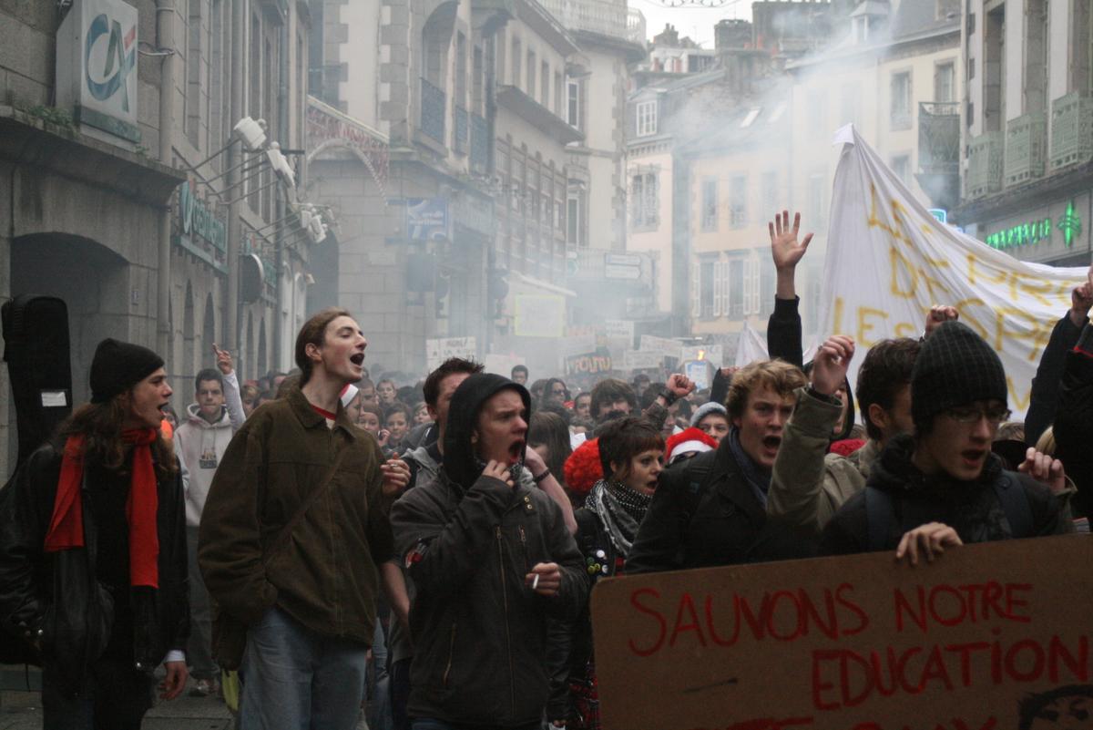 Cortège lycéens