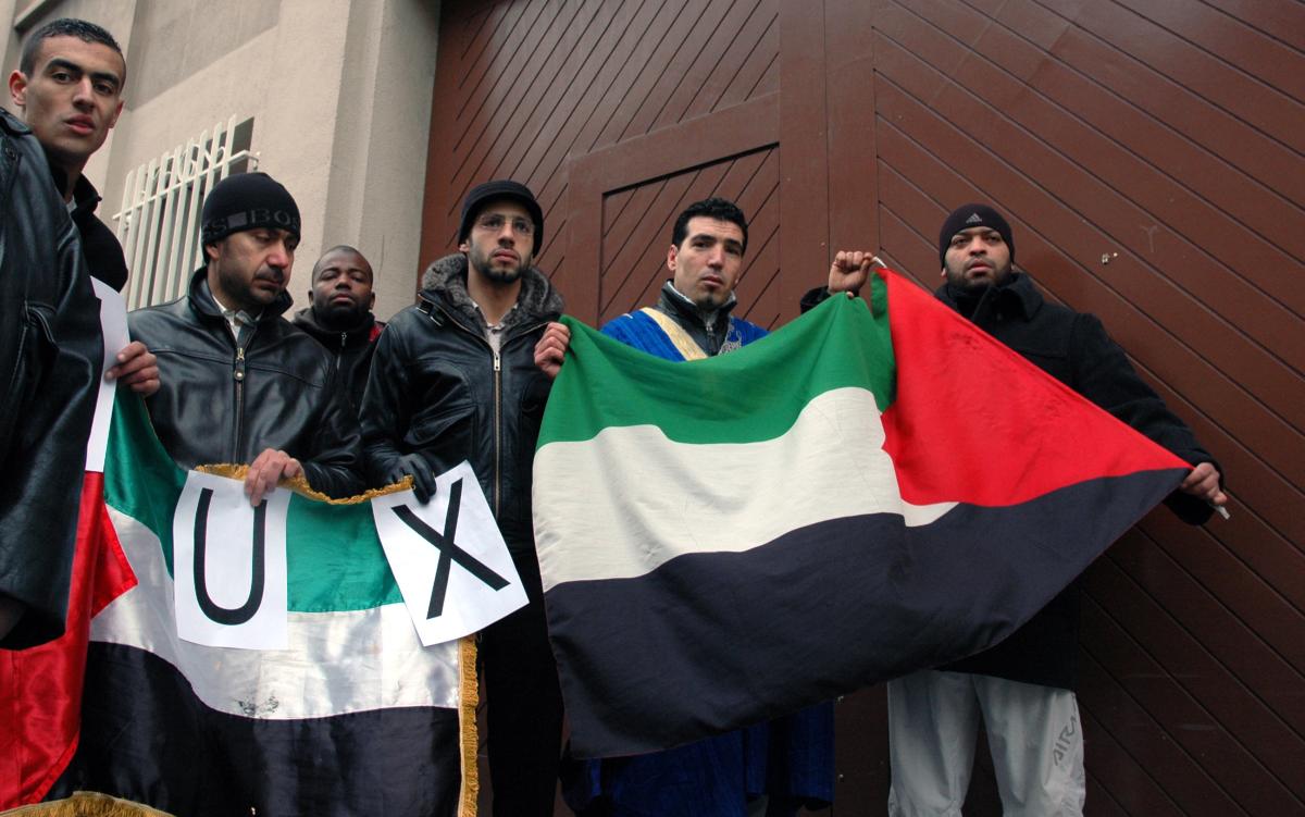 Manifestation contre le massacre de la population de Gaza