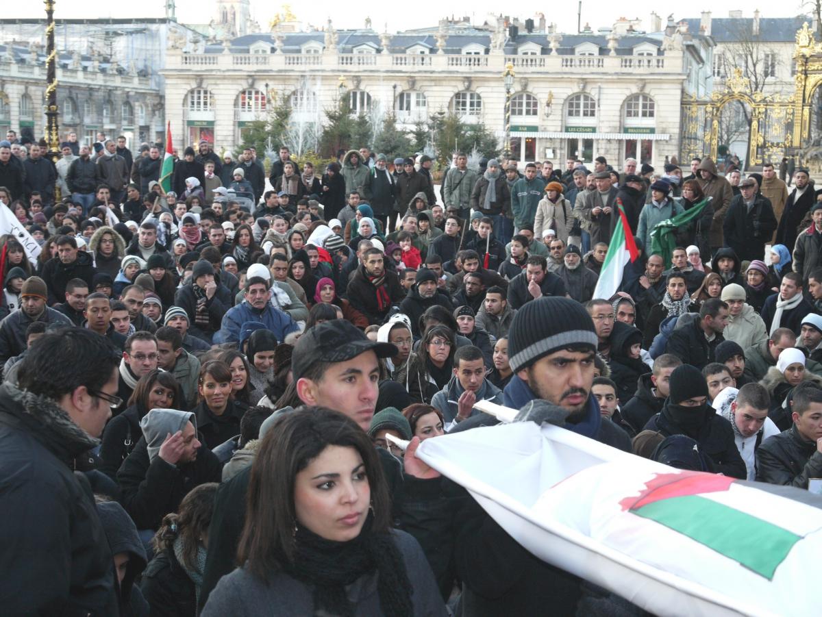 Manifestation de soutien au peuple palestinien