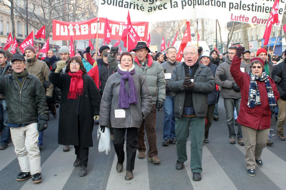cortège de Lutte Ouvrière