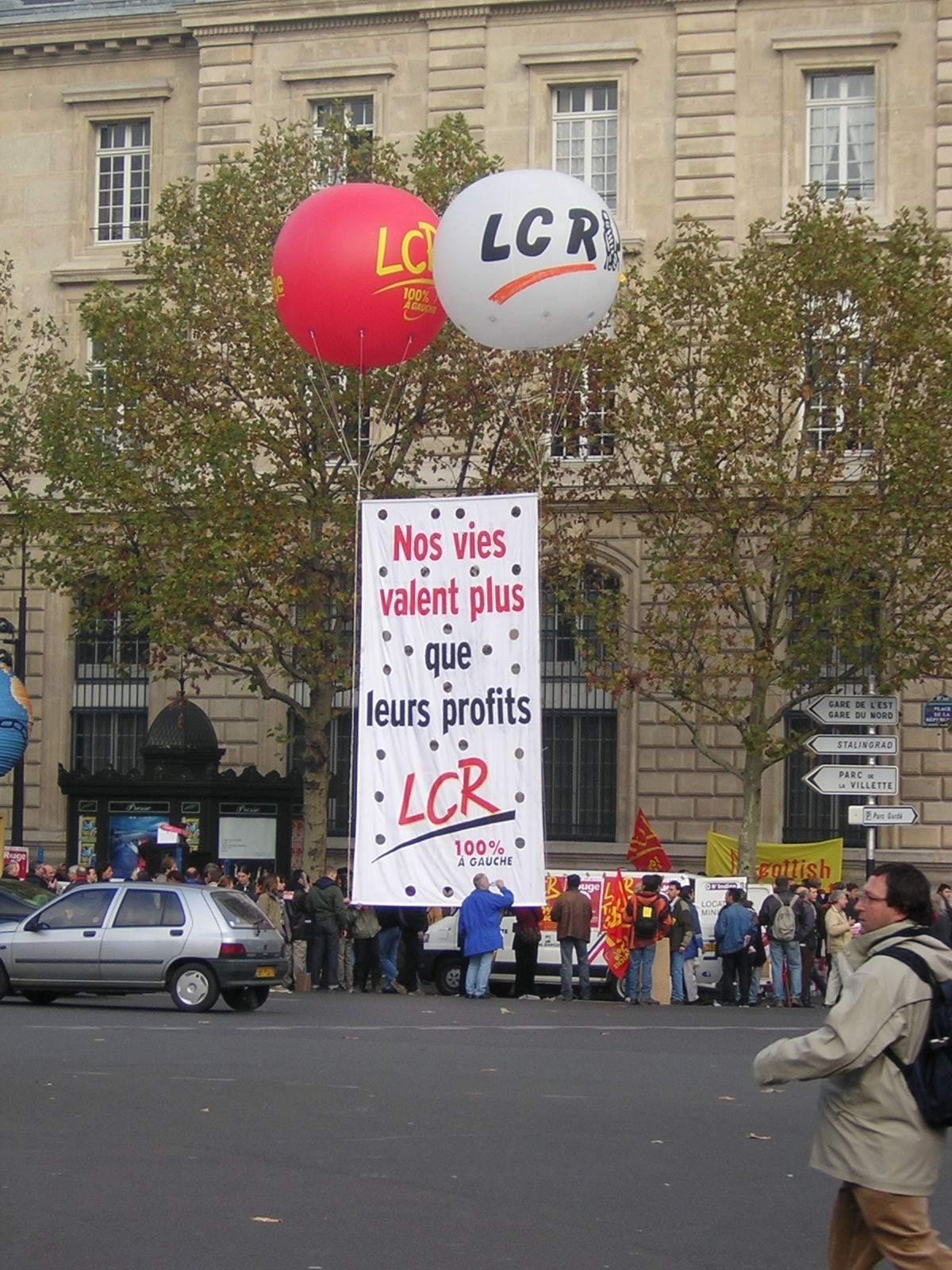 Manifestation antimondialisation FSE Paris 15 novembre 2003