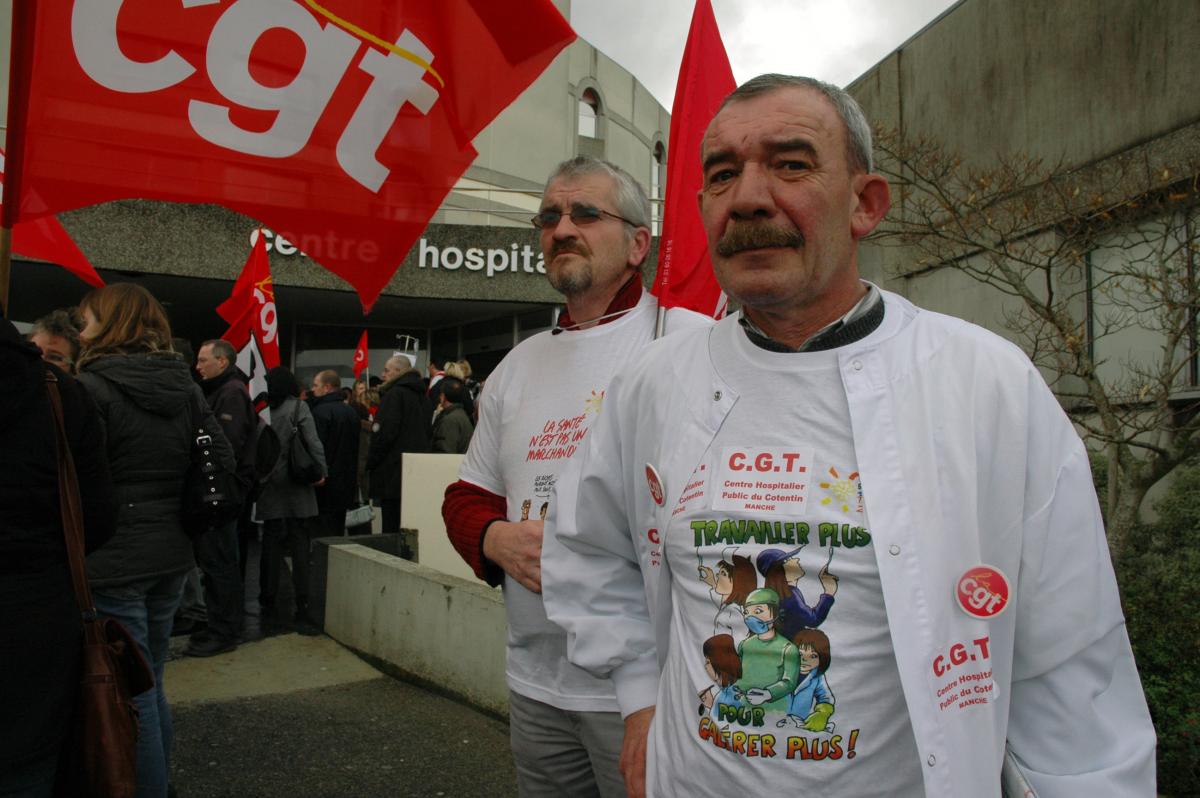 Grève au Centre Hospitalier du Cotentin