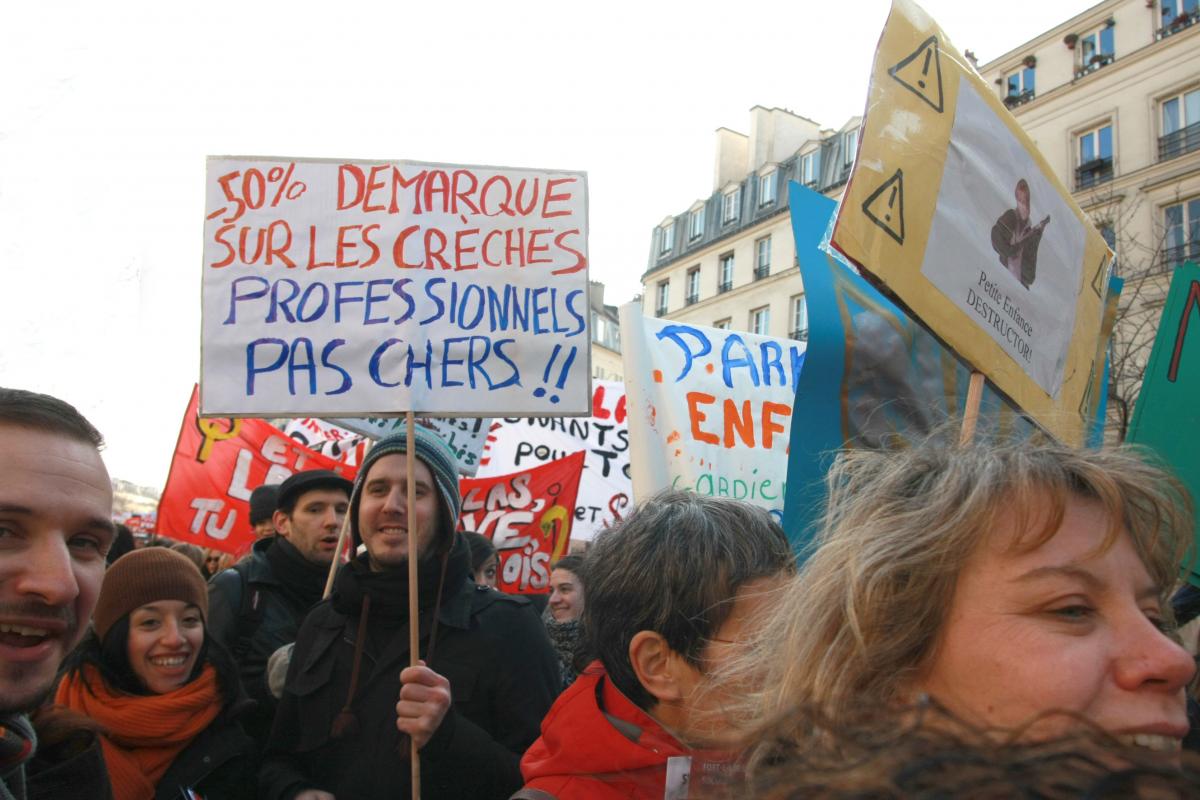 crêches en lutte