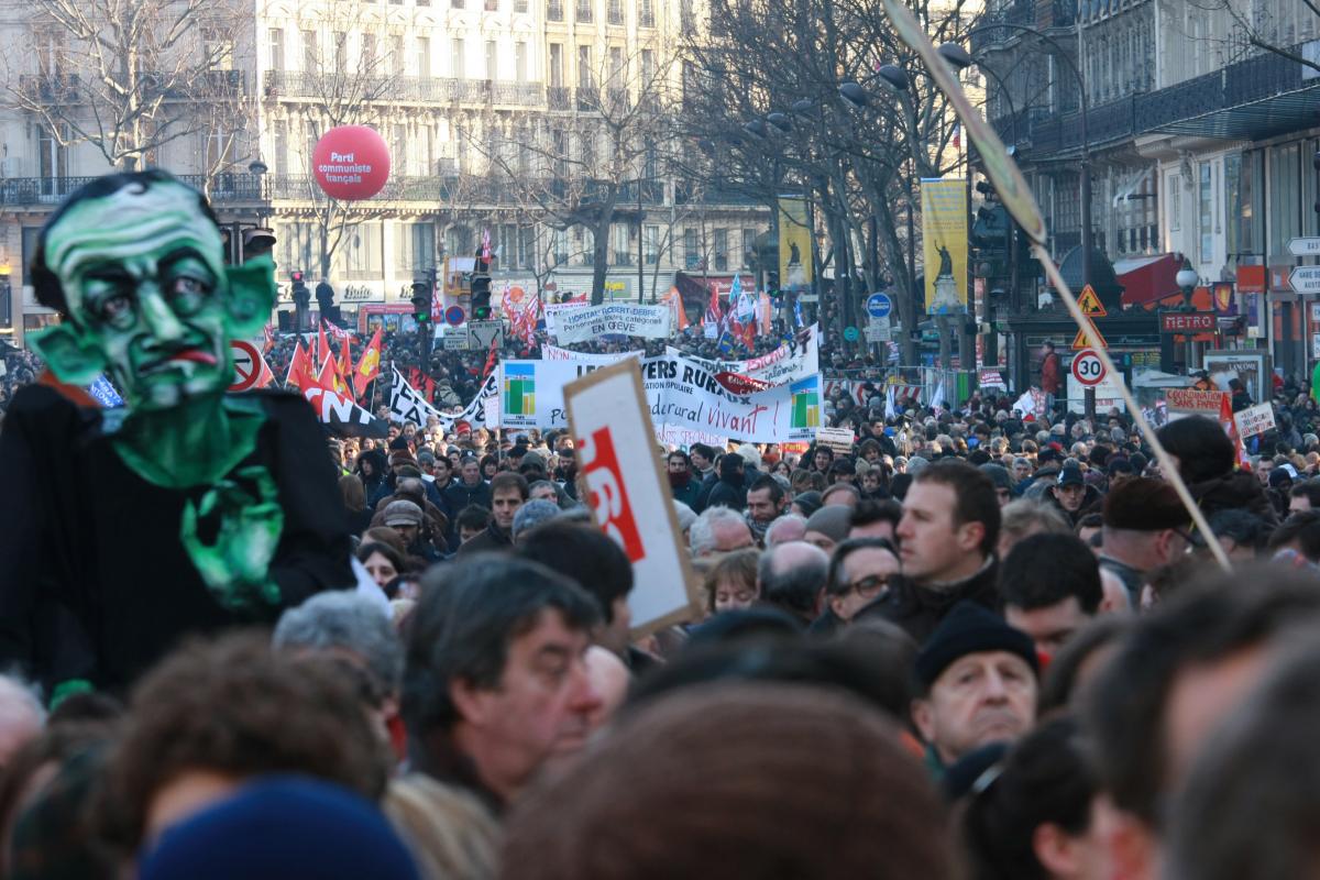 la manif place de la République