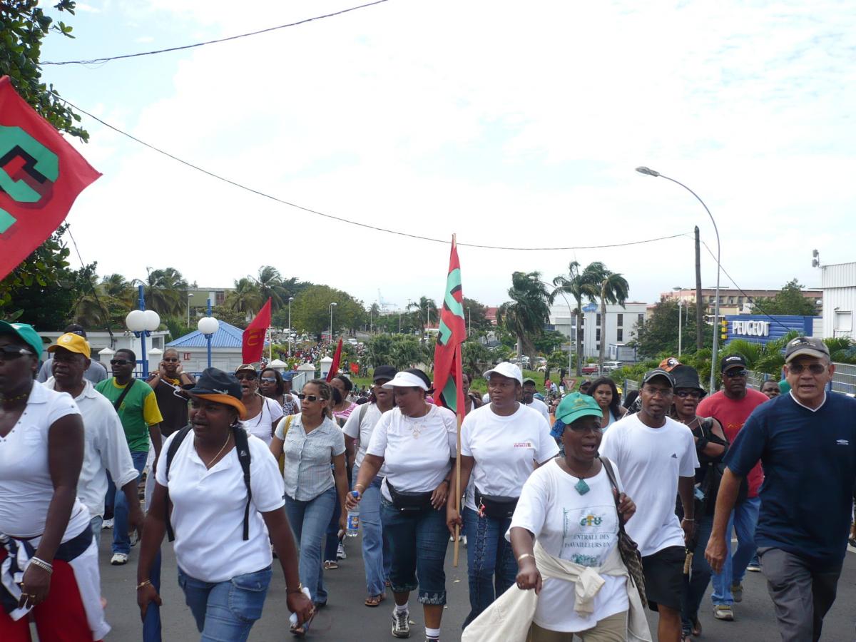 Manigestation en Guadeloupe 30 janvier 2009