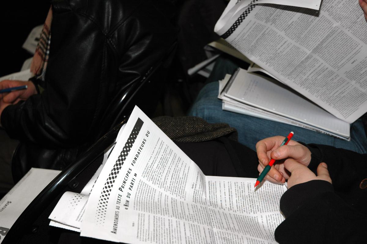 Délégués au congrès fondateur NPA