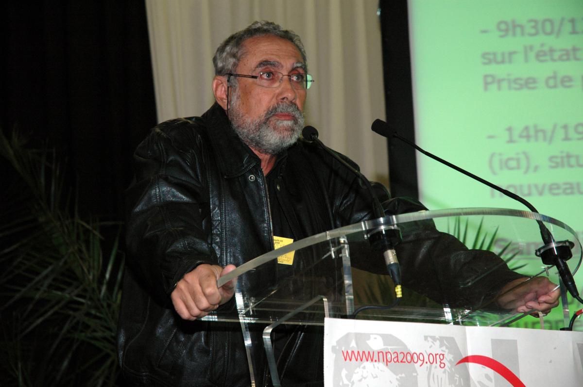Patrice Ganot au congrès fondateur du NPA