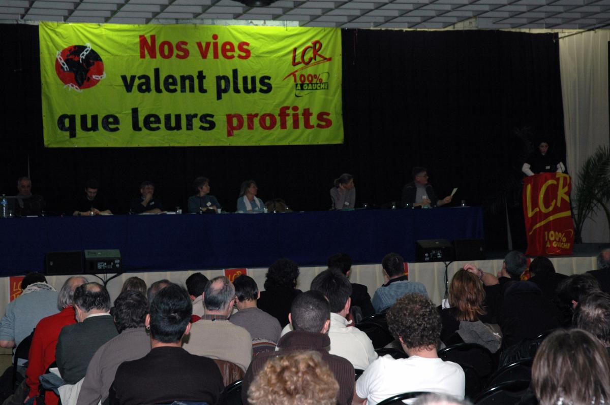Tribune au congrès de dissolution de la LCR