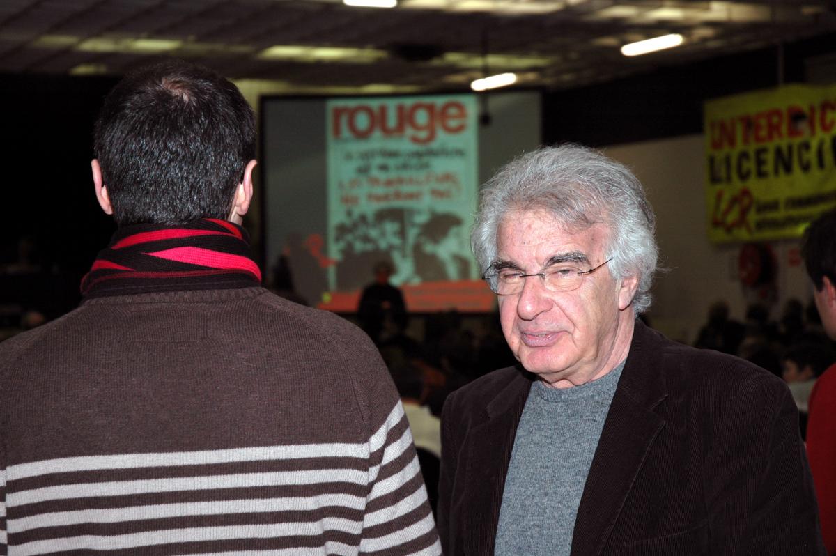 Alain Krivine au congrès de dissolution de la LCR