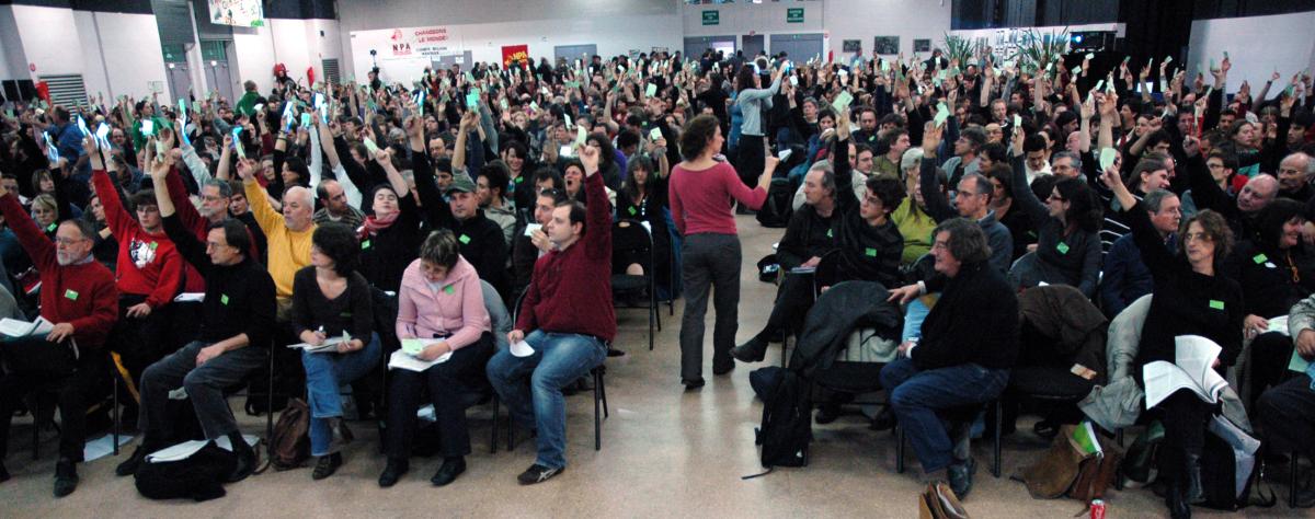 Votes des délégués au congrès de fondation du NPA