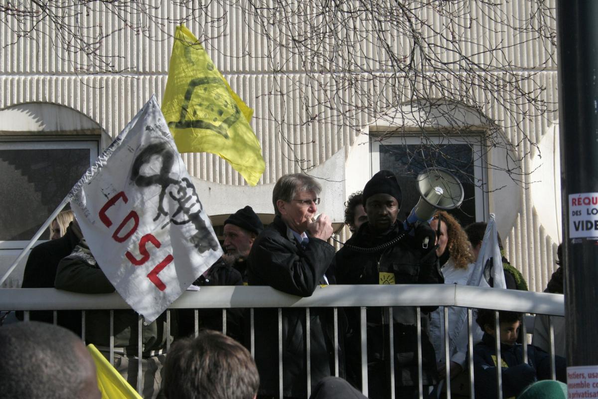 Patrick Braouezec, député, soutient la réquisition