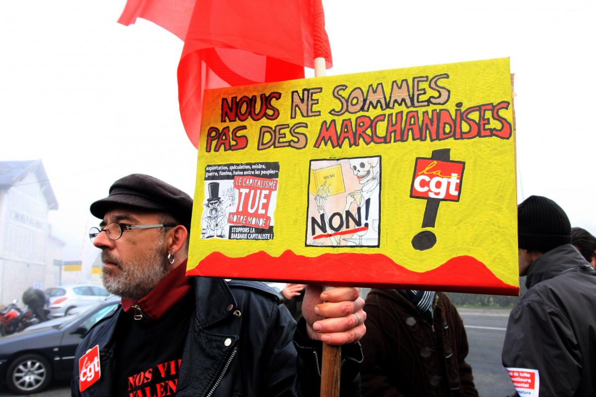 Nous ne sommes pas des marchandises !
