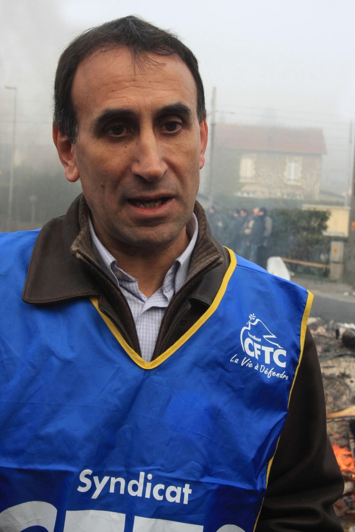 Antonio Da Costa, leader de la CFTC de l'usine