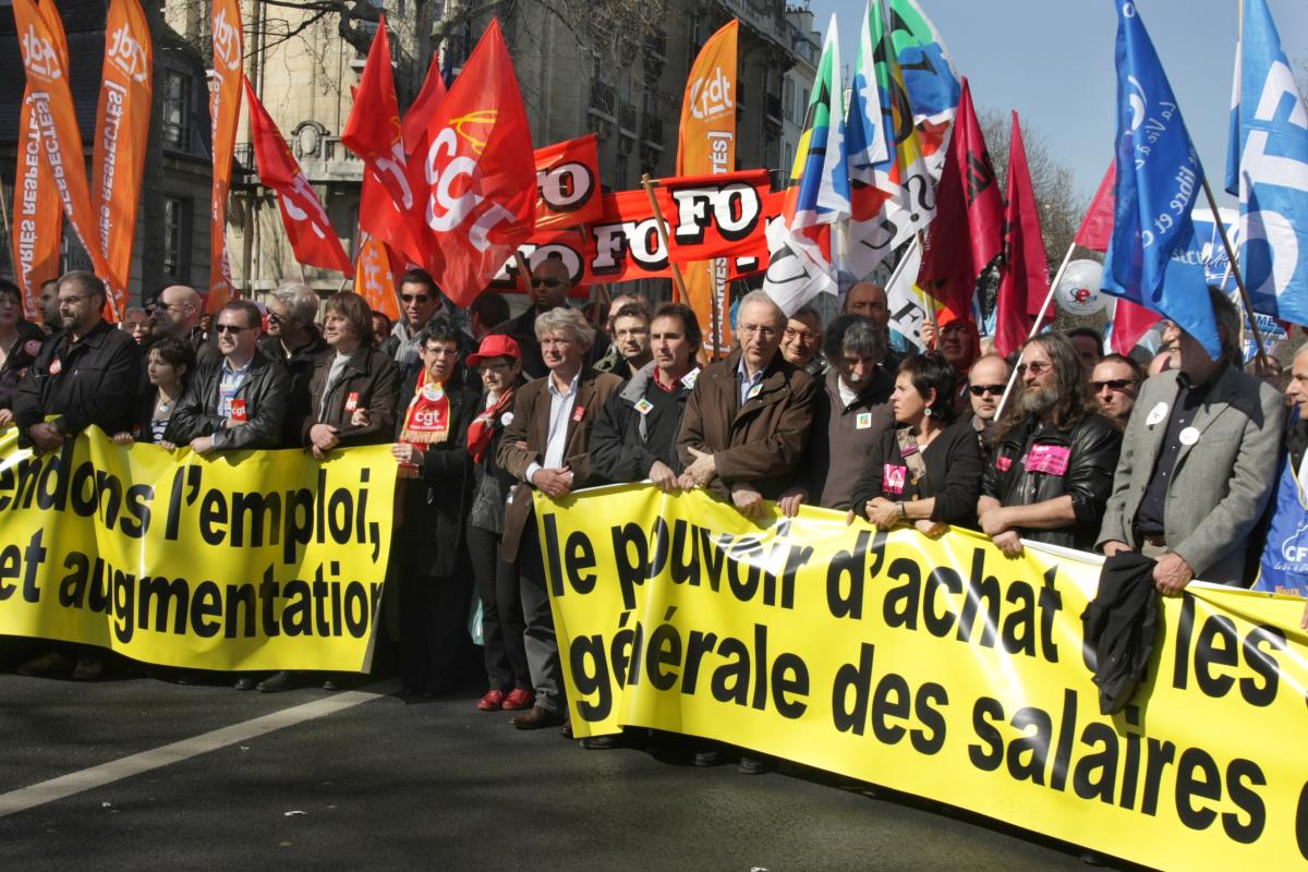 carré de tête de la manifestation