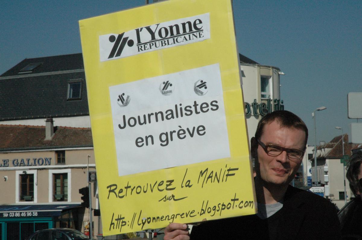 journalistes en grève