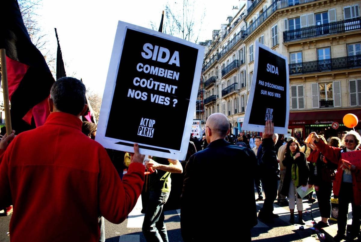 Militants d'Act-Up Paris