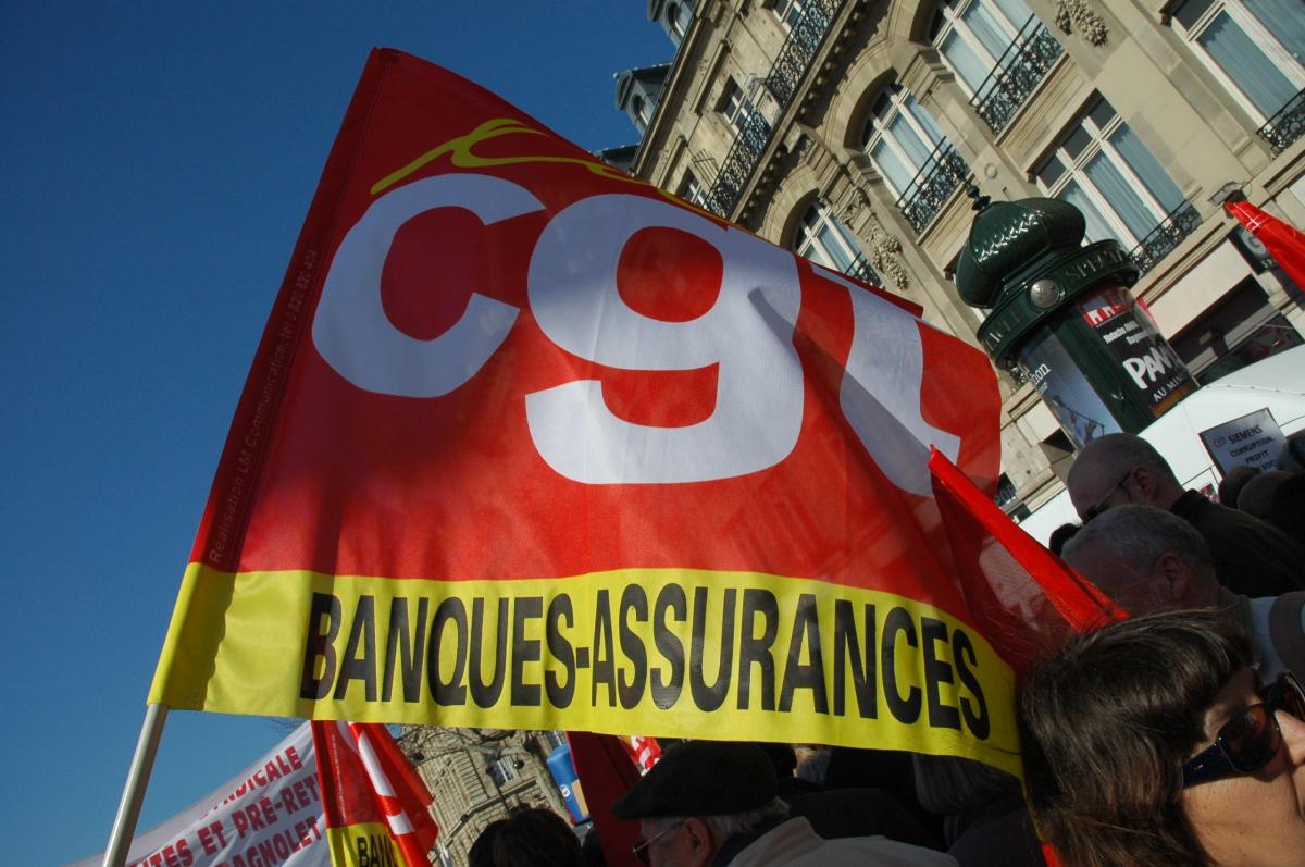drapeau Cgt banques assurances
