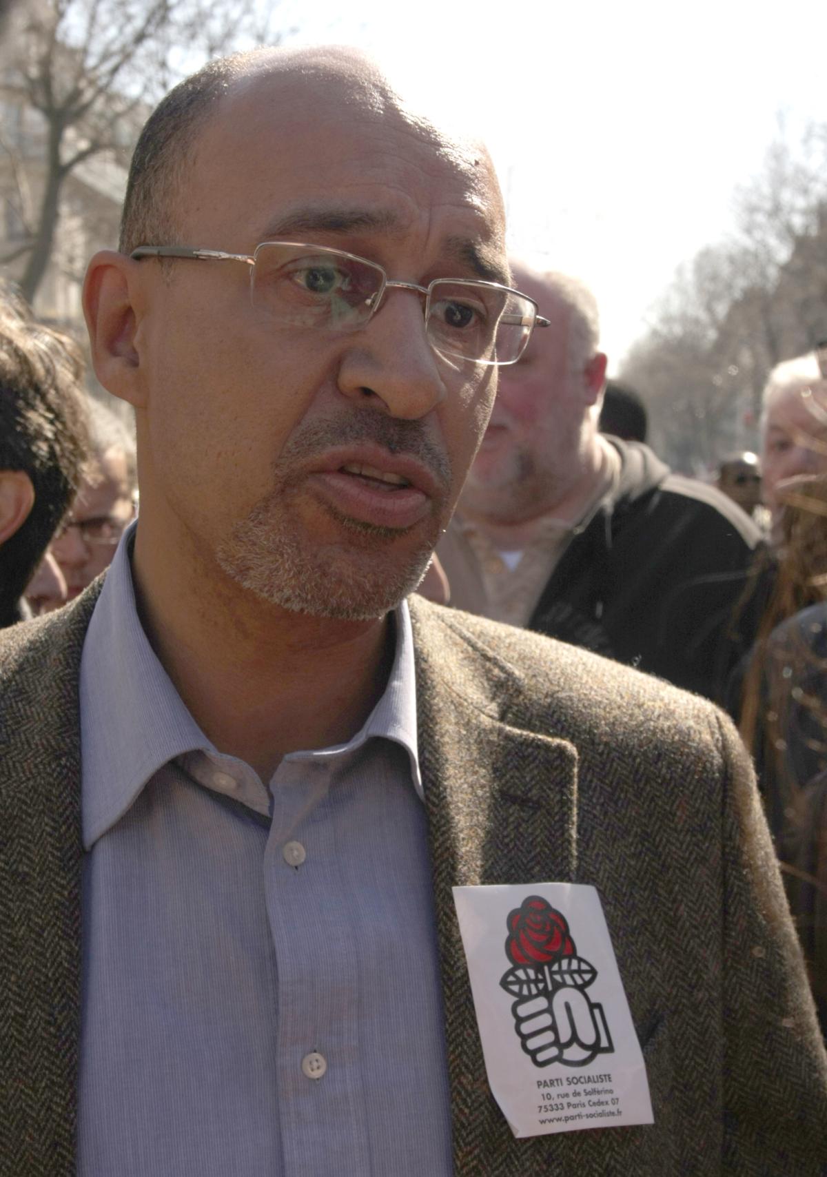 Harlem Désir en tête de manifestation