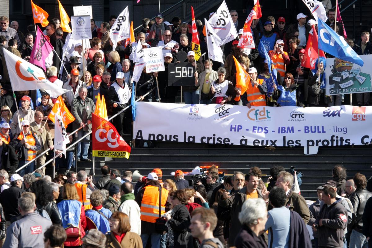 cortège unitaire des salariés de l'informatique