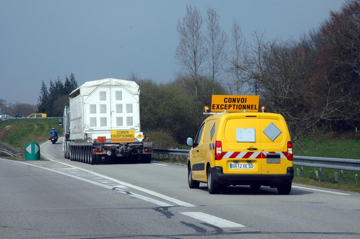 Transport routier de matières nucléaire.