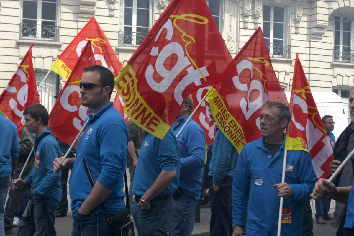 cortège CGT traditionnel