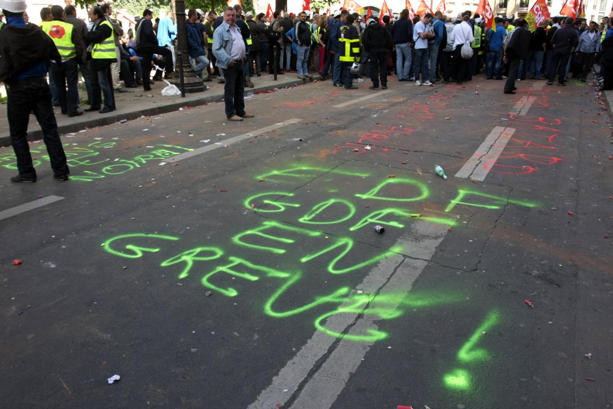 EDF GDF en grève