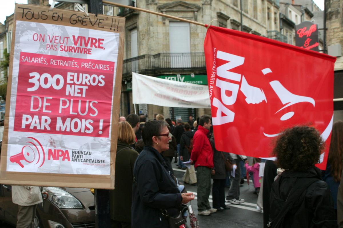 Manifestation du premier mai à Bordeaux