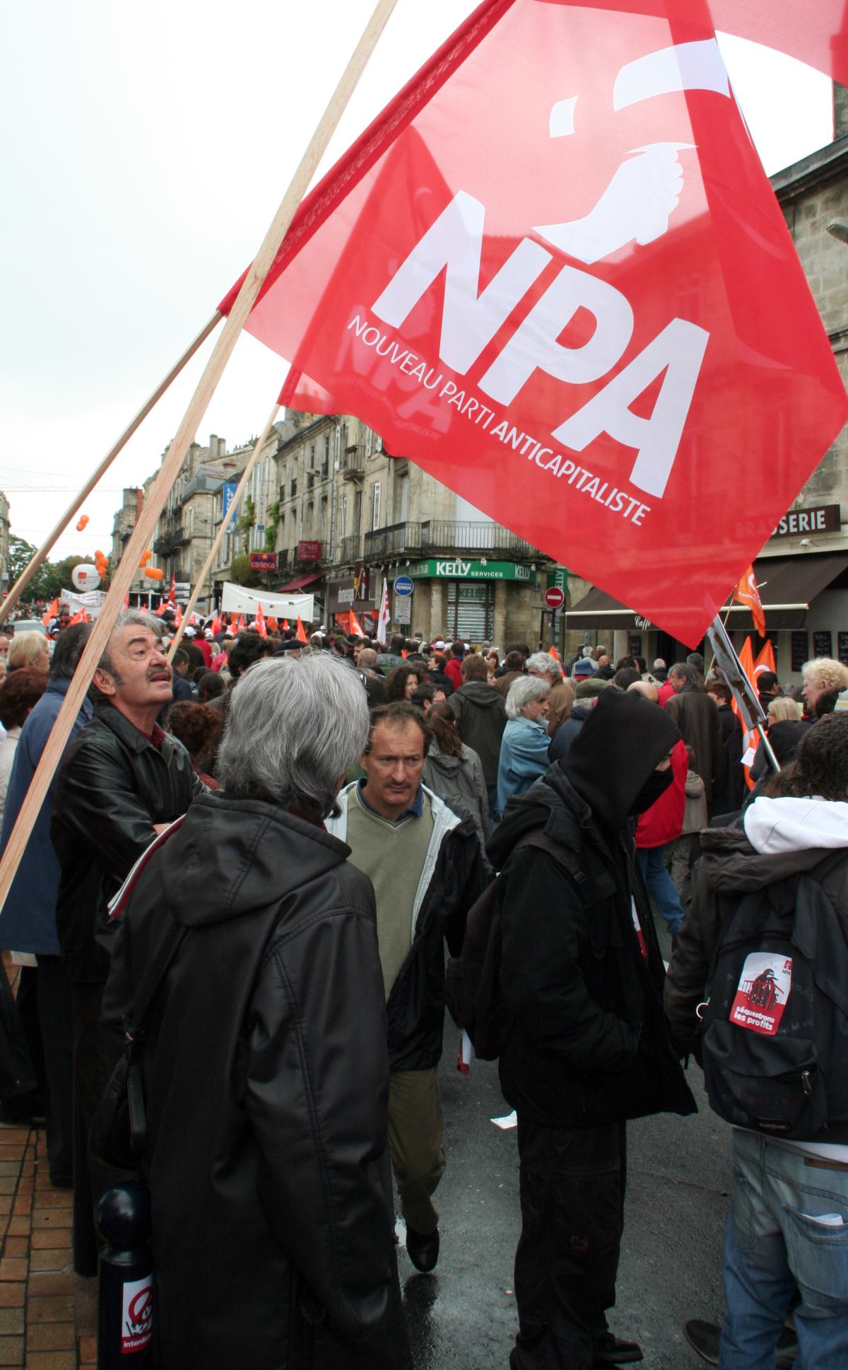 Manifestation du premier mai à Bordeaux