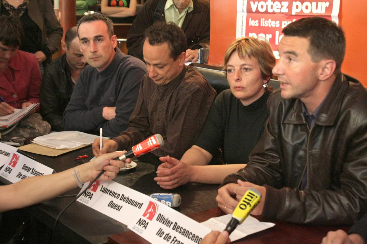 conférence de presse du NPA pour le lancement de la campagne européenne