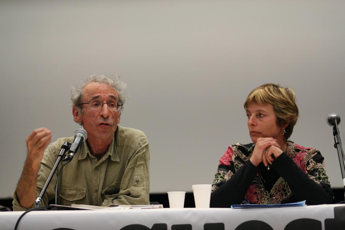 Laurence De Bouard et Daniel Bensaïd