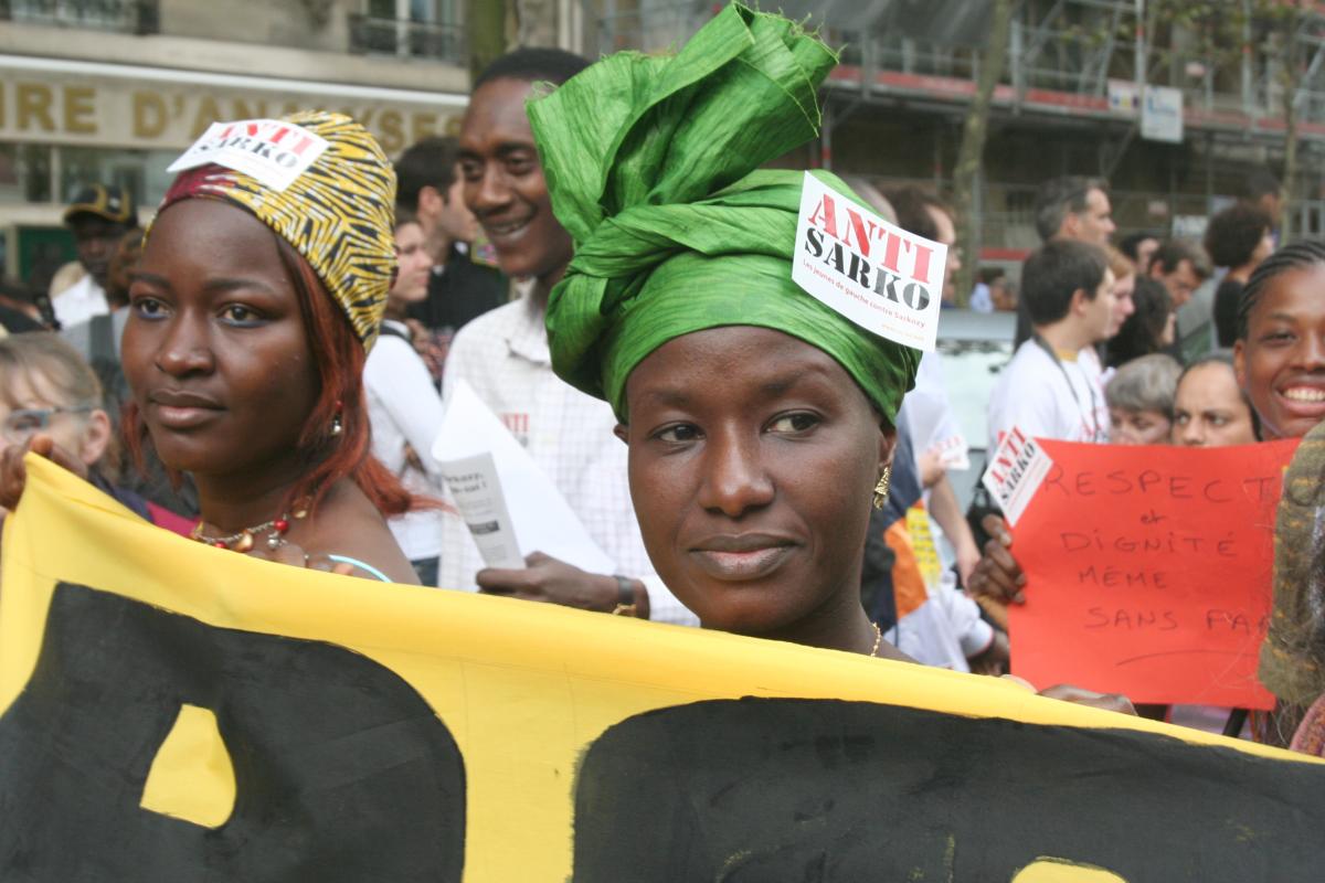 MANIFESTATION SP RESF CACHAN PARIS 30 SEPT 2006