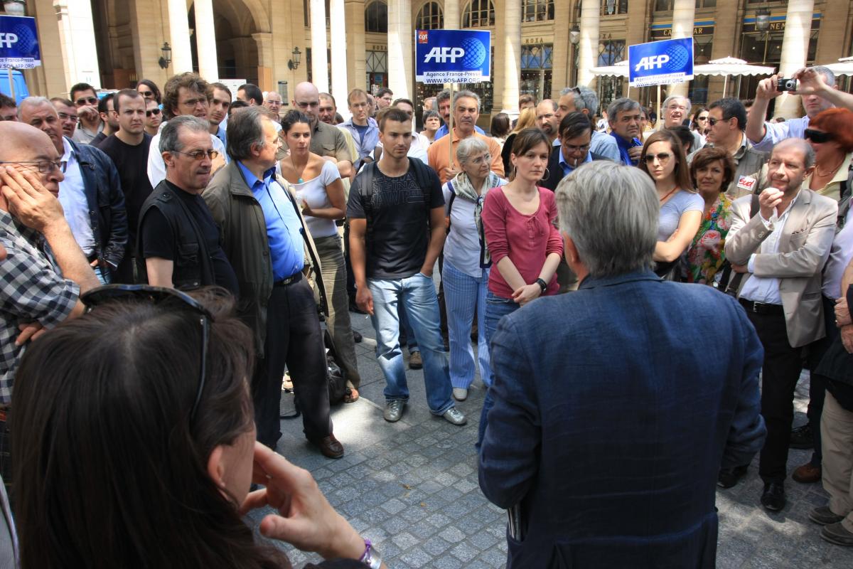 rassemblement des salariés