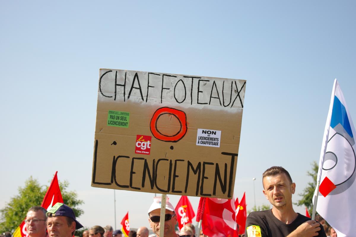 panneaux contre les licenciements