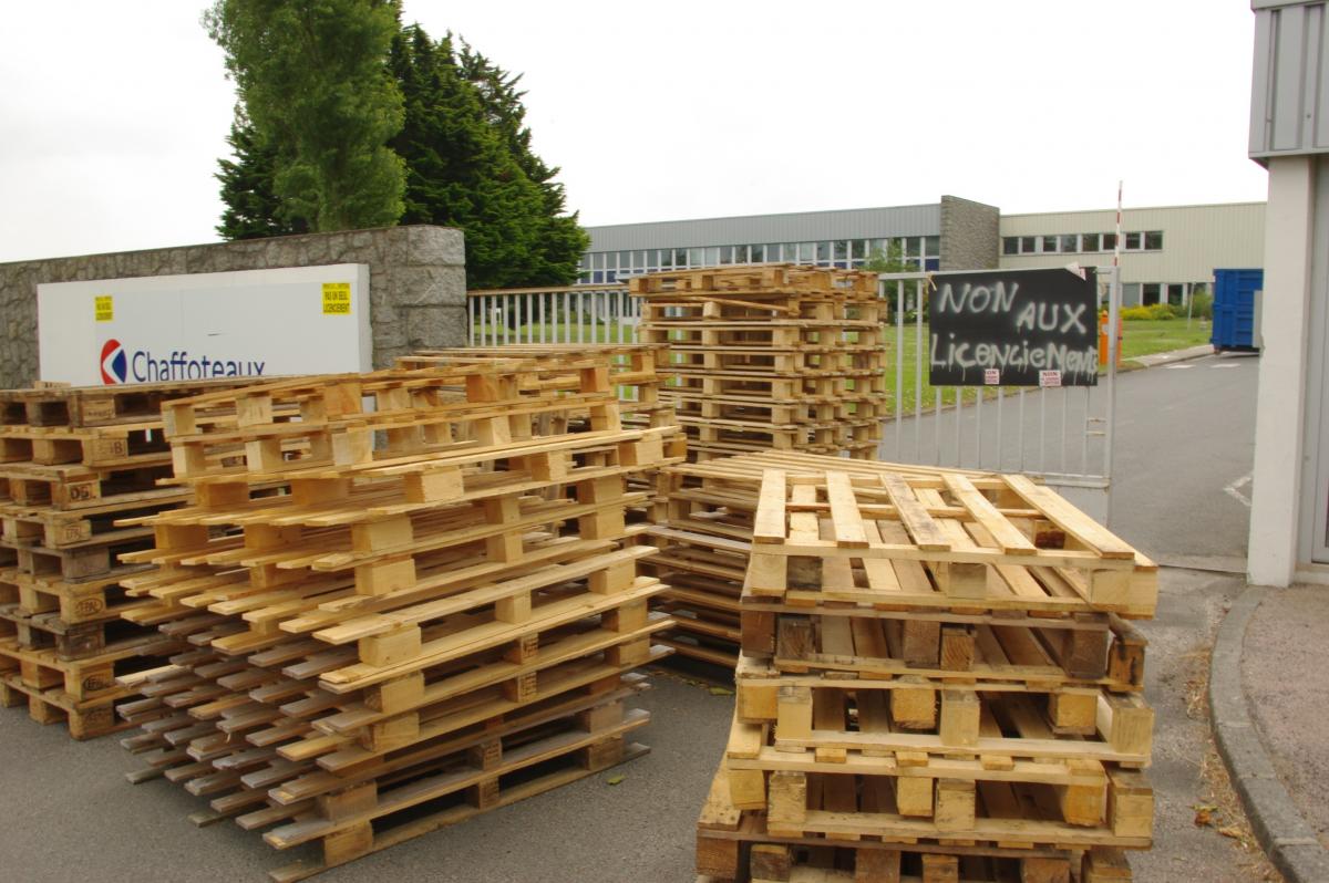 usine de chaffoteaux bloqué et occupée