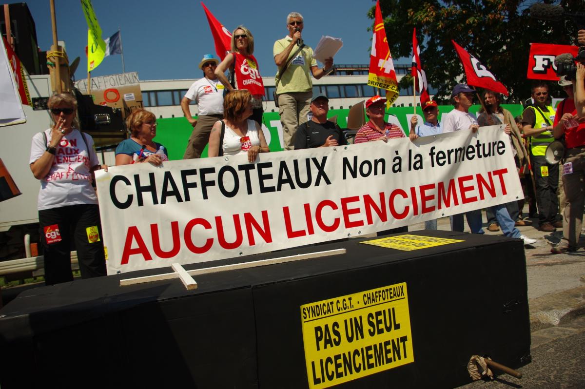 arrivée de la manifestation