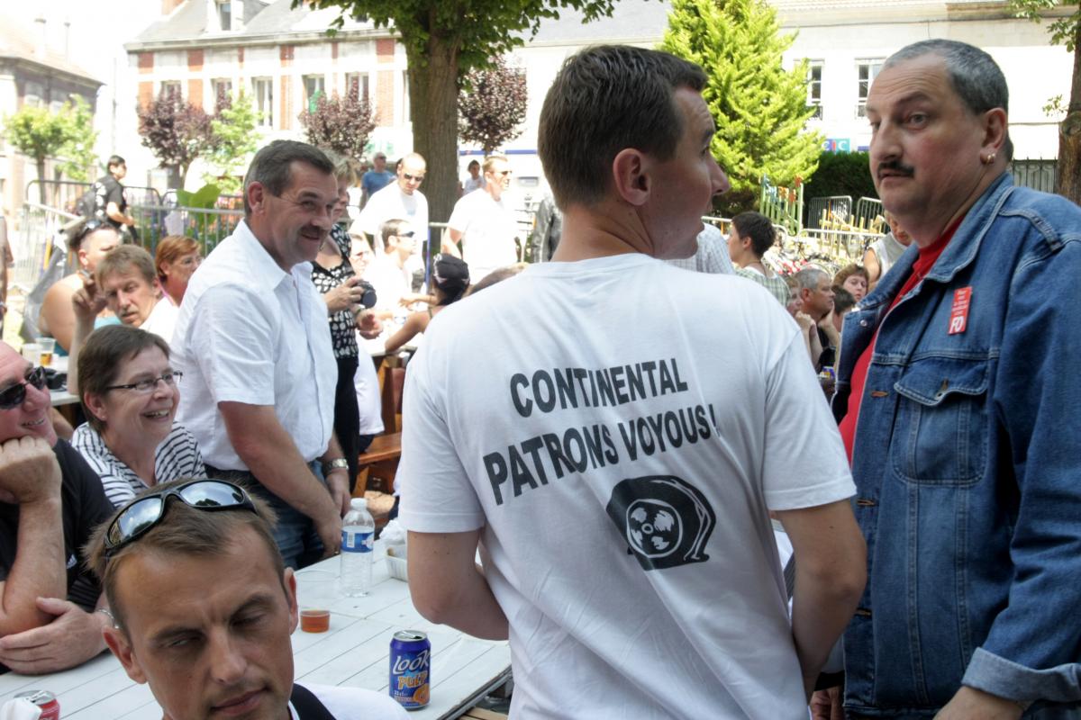Olivier Besancenot dans la fête
