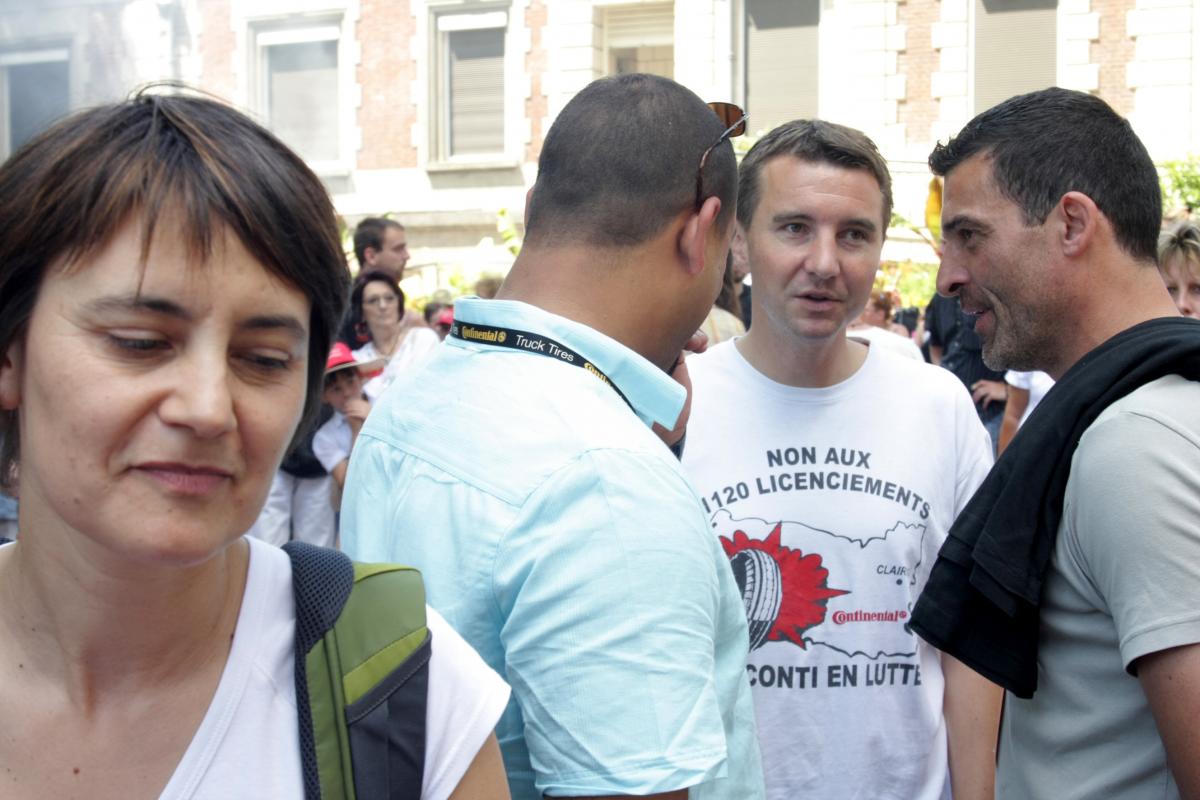 Nathalie Arthaud, Olivier Besancenot, Xavier Matthieu