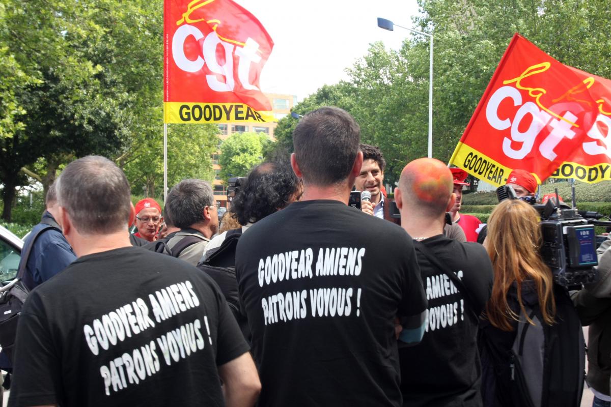 les Goodyear pendant le meeting