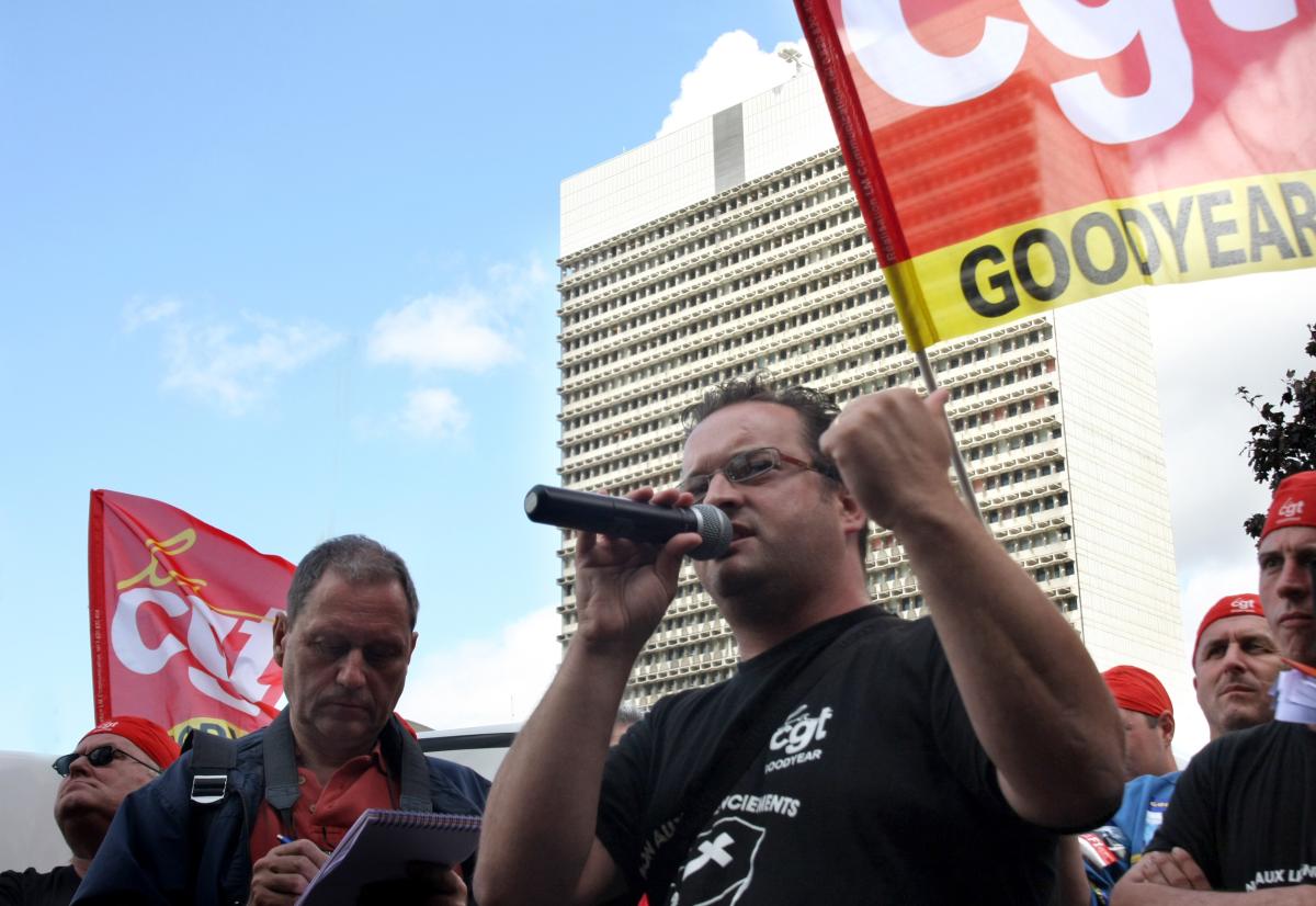 Mickaël Wamen secrétaire du syndicat CGT de Goodyear Amiens