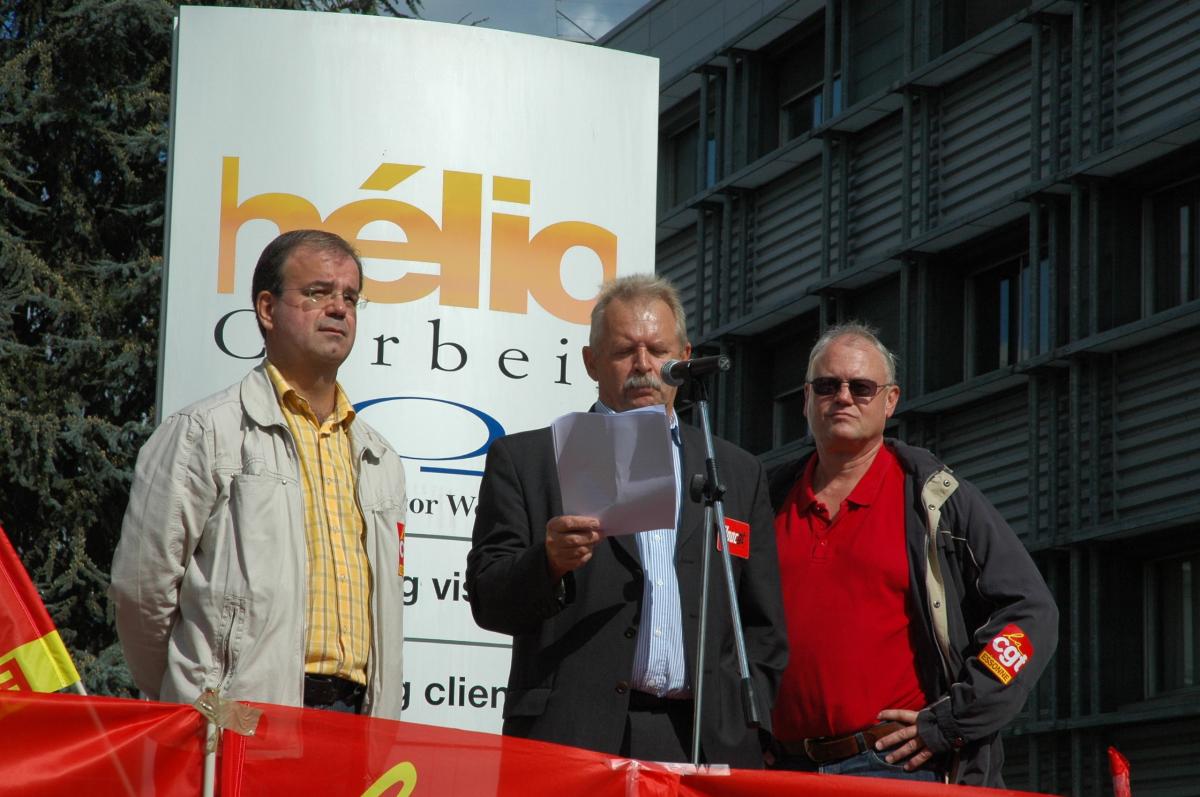 Imprimerie Helio Corbeil Meeting de rentrée départementale Cgt du 91 Essonne