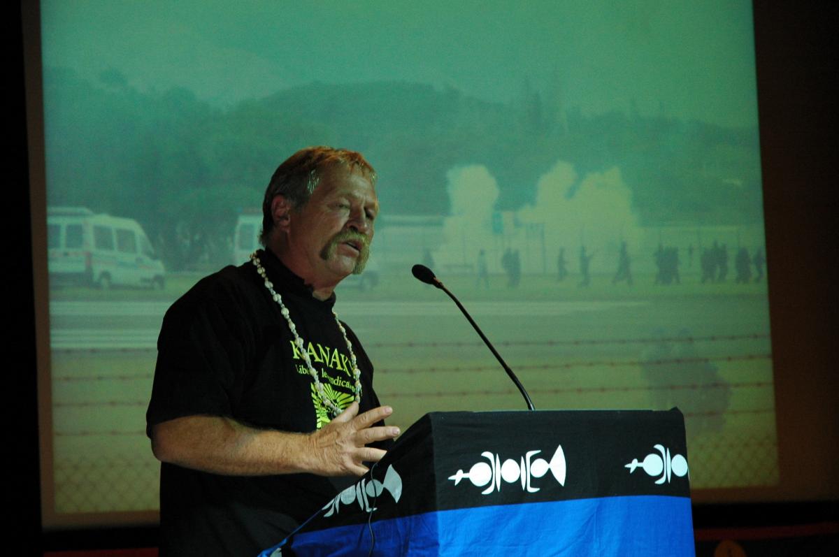 KANAKY José BOVE Europe Ecologie, liberté pour les 7 Syndicalistes de l'USTKE en prison à Nouméa